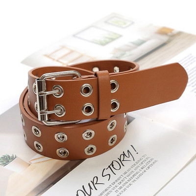 110 cm centură de femei din piele PU cataramă punk blugi de vânt stil nou Curele de femei la modă pentru pantaloni