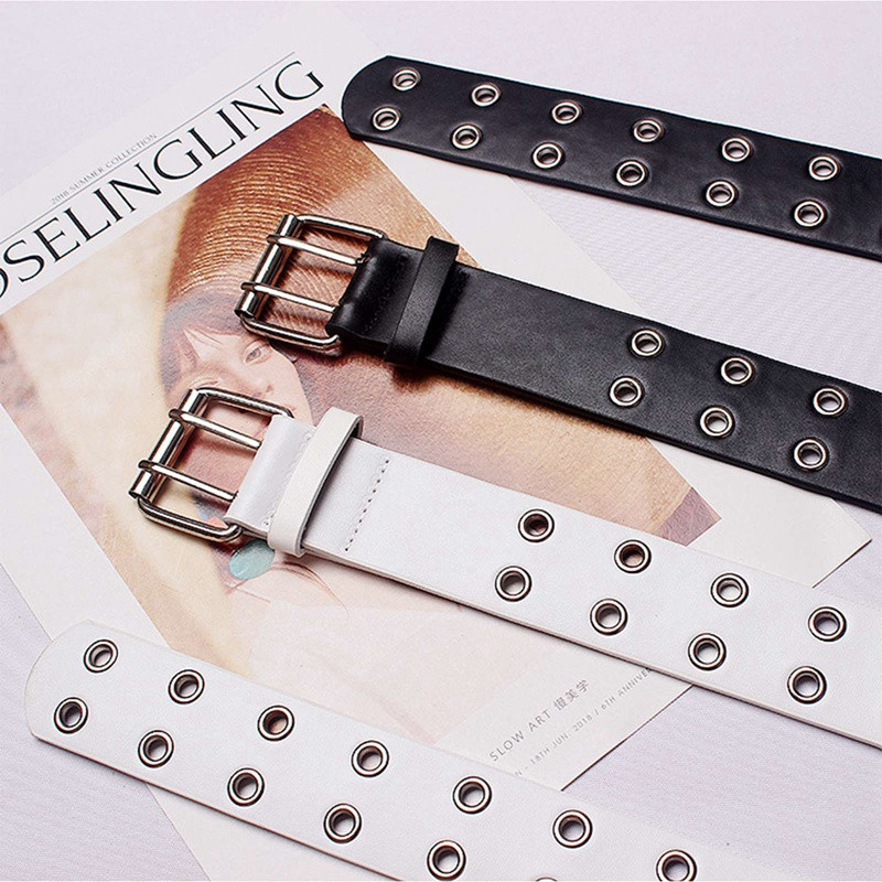 110 cm centură de femei din piele PU cataramă punk blugi de vânt stil nou Curele de femei la modă pentru pantaloni