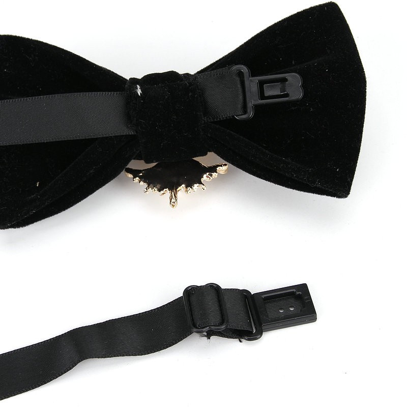 Papioni retro pentru bărbați de modă de ultimă generație de Crăciun, metal, cap de elan, nuntă, papion de lux, guler la modă, bijuterii, cadouri pentru bărbați