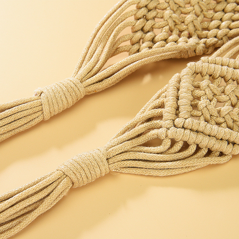 Naiste kootud tutivöö Boheemlaste tüdrukute laia vöökohaga köis kett vöörihmad kleidi jaoks vöörihma tarvikud