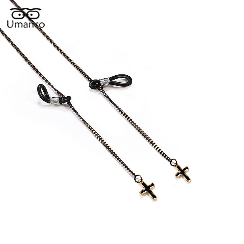 Lanci za sunčane naočale od 70 cm za žene s privjeskom, mjesec, križ, srce, lančići za naočale, naočale protiv pada, dodaci za nakit