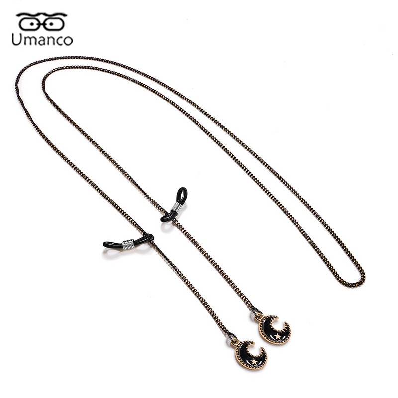 Lanci za sunčane naočale od 70 cm za žene s privjeskom, mjesec, križ, srce, lančići za naočale, naočale protiv pada, dodaci za nakit