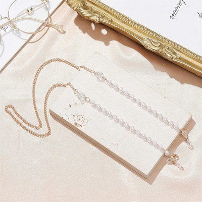 Metalni lanac za naočale 2022, modni, novi, sunčane naočale s perlama i cvjetovima, maska za masku uzicu za ženske boje, neklizajući lanac za masku