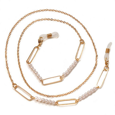 Metalni lanac za naočale 2022, modni, novi, sunčane naočale s perlama i cvjetovima, maska za masku uzicu za ženske boje, neklizajući lanac za masku