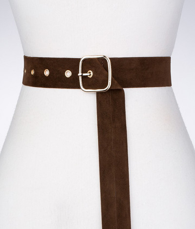 Pehme seemisnahast vöö naistele pikk sametist vöökoht Kuldne kandiline sulamist metallist pandlaga korsett vöö kleit Naistele Ceintuur naise pulma