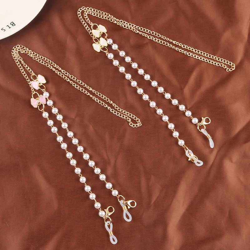 Novi modni lančići za masku, maskiranje, sunčane naočale, naočale, lanac s perlama, naočale, uže za naočale, 2022. Vintage biserni lanac za naočale