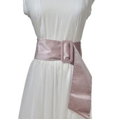 Novi ženski remen, crni 13 cm široki satenski remen s omotom na kravatu za dame, modni vjenčani pojas s pojasom, 4 boje Bg-009