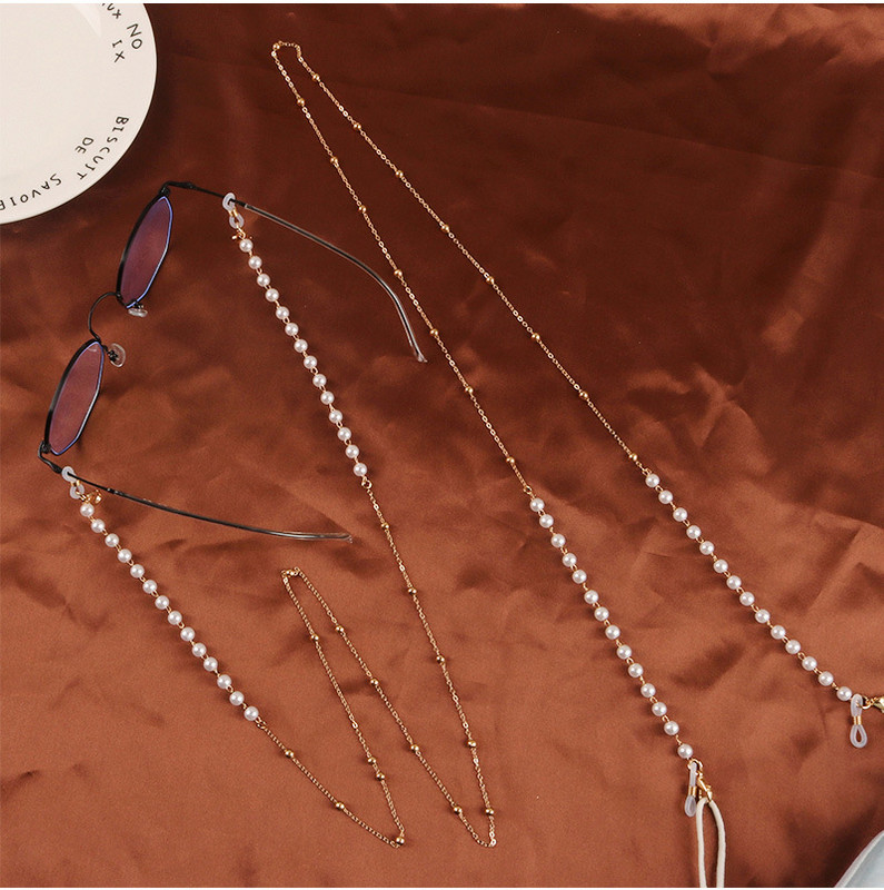 Madingi akiniai dirželiai perlų kaukės grandinėlė, žavinga lanko mazgas, žavūs akiniai nuo saulės, dirželio laikiklis, kaklo virvelė, akiniai, papuošalai, dovana moterims