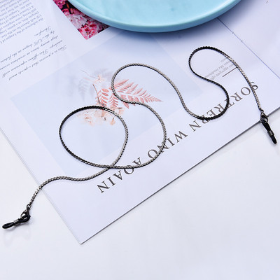 Mados perlų kaukių grandinėlės akinių grandinėlė moterims retro metaliniai akiniai nuo saulės dirželiai akiniai Laido laikiklis kaklo dirželis