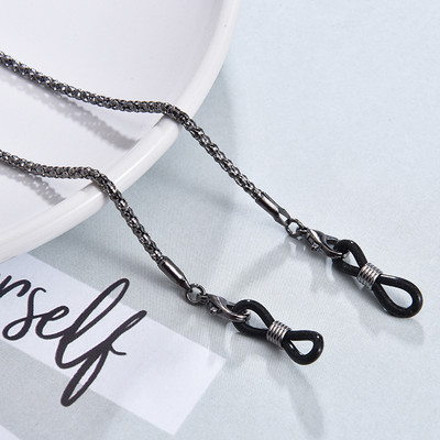 Mados perlų kaukių grandinėlės akinių grandinėlė moterims retro metaliniai akiniai nuo saulės dirželiai akiniai Laido laikiklis kaklo dirželis