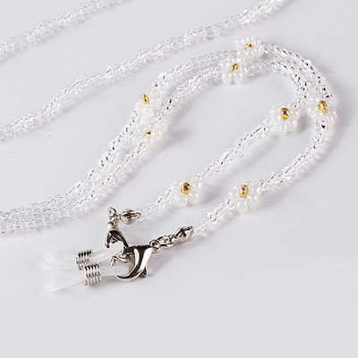 2022 Νέα αλυσίδα γυαλιών με χάντρες λουλουδιών για γυναικεία ανδρική μάσκα αλυσίδα γυαλιά ηλίου με κορδόνι αξεσουάρ γυαλιών λαιμού με σχοινί