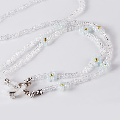 2022 Νέα αλυσίδα γυαλιών με χάντρες λουλουδιών για γυναικεία ανδρική μάσκα αλυσίδα γυαλιά ηλίου με κορδόνι αξεσουάρ γυαλιών λαιμού με σχοινί