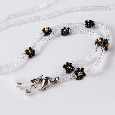 2022 Νέα αλυσίδα γυαλιών με χάντρες λουλουδιών για γυναικεία ανδρική μάσκα αλυσίδα γυαλιά ηλίου με κορδόνι αξεσουάρ γυαλιών λαιμού με σχοινί