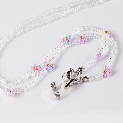 2022 Νέα αλυσίδα γυαλιών με χάντρες λουλουδιών για γυναικεία ανδρική μάσκα αλυσίδα γυαλιά ηλίου με κορδόνι αξεσουάρ γυαλιών λαιμού με σχοινί