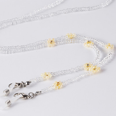 2022 Νέα αλυσίδα γυαλιών με χάντρες λουλουδιών για γυναικεία ανδρική μάσκα αλυσίδα γυαλιά ηλίου με κορδόνι αξεσουάρ γυαλιών λαιμού με σχοινί