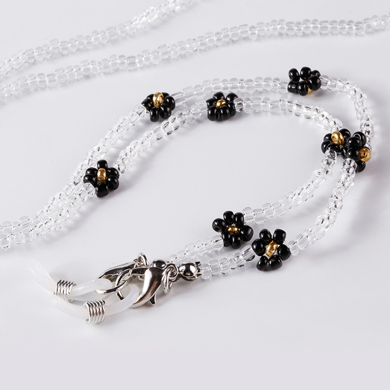 2022 Νέα αλυσίδα γυαλιών με χάντρες λουλουδιών για γυναικεία ανδρική μάσκα αλυσίδα γυαλιά ηλίου με κορδόνι αξεσουάρ γυαλιών λαιμού με σχοινί