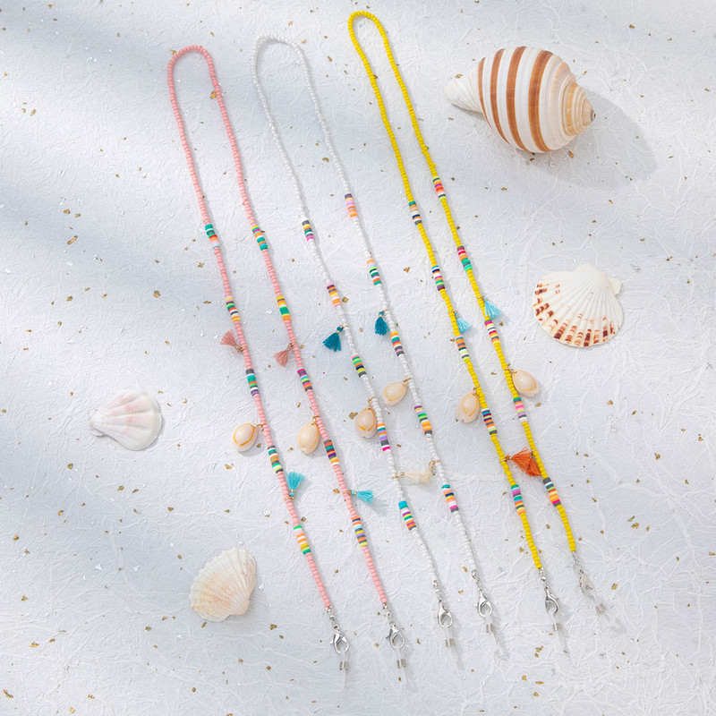 Noi femei Fete Brățară Bohemia Ochelari de soare Curea Anti-pierdere Ochelari Snur Mască Lanț Mască Snur Lant ochelari