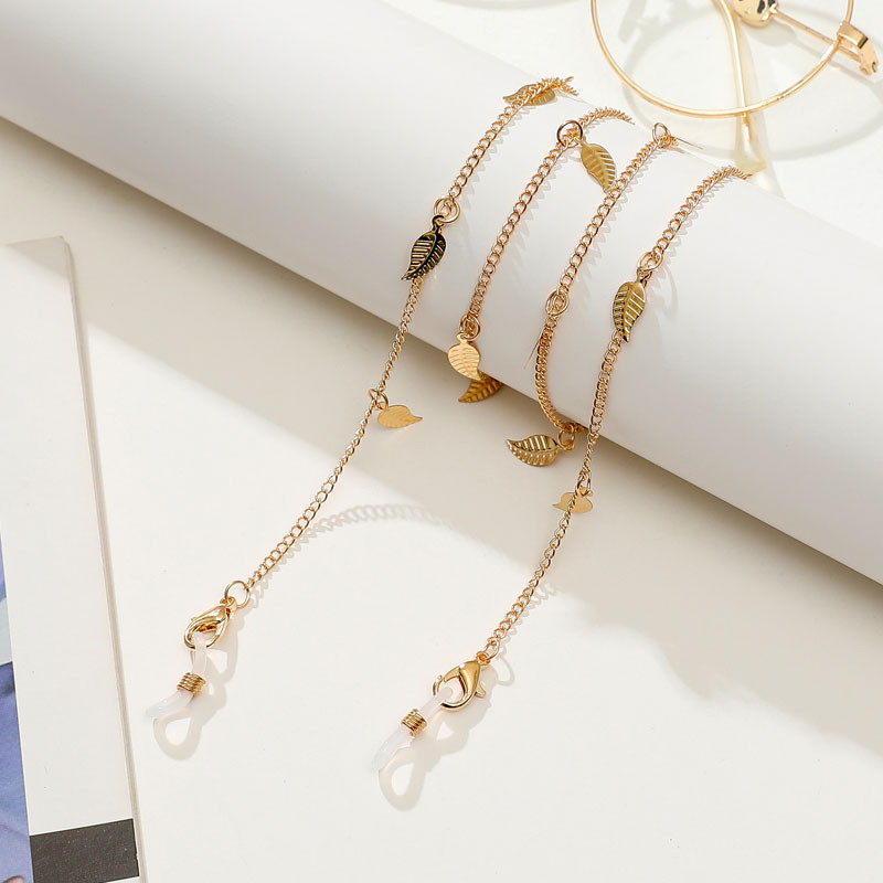 Boho naočale s lancem od imitacije bisernih perli Trendi ženske vanjske ležerne sunčane naočale Viseći uže Dodatak Ogrlica Poklon