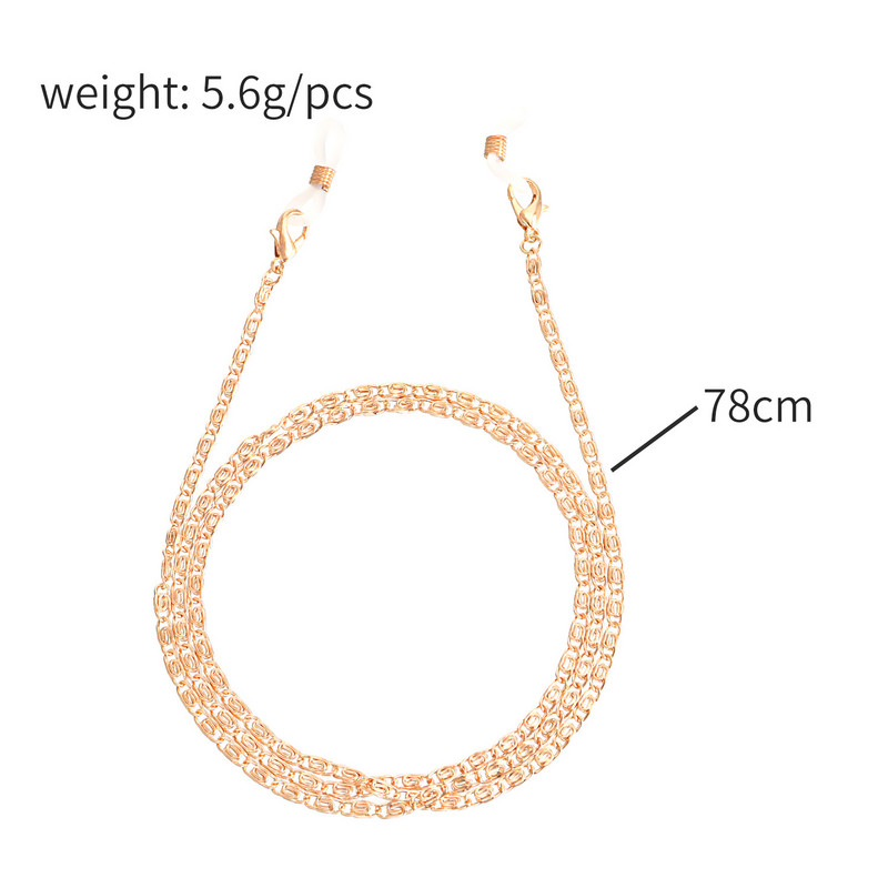 Lanci od legure, sunčane naočale, naočale, lanac, držač maske, vrpca, ženske slušalice, punk remen, uže, moda 2022.