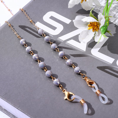 Modni akrilni kristalni lanac za naočale 19bojni okrugli lanac za naočale s perlama Držač okovratne vrpce Lanac za sunčane naočale Ženski nakit