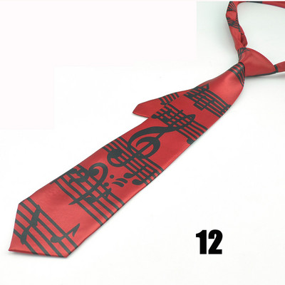 Cravată de petrecere pentru bărbați Rochie formală Cadou Cămăși de nuntă Cravată „Spectru de note muzicale” Mix de design 4 inch Moda clasică de afaceri