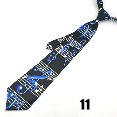 Cravată de petrecere pentru bărbați Rochie formală Cadou Cămăși de nuntă Cravată „Spectru de note muzicale” Mix de design 4 inch Moda clasică de afaceri