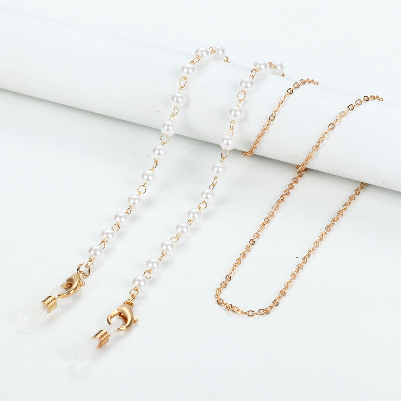 Modni lančić za sunčane naočale od akrilnih kristala 14 stilova, držač lančića za naočale s perlama, maska za lanac za naočale, užetni nakit za žene