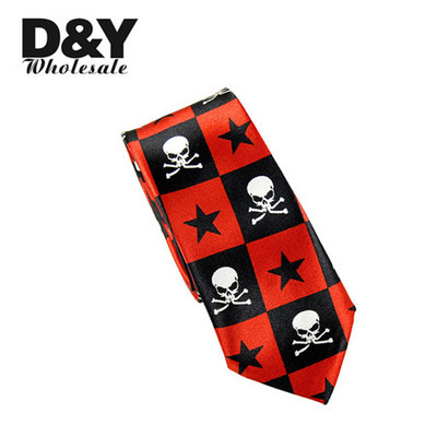 Meeste lips 2 tolli lai mood Star Cross Bone valge pealuu punane must lips polüestrist kootud klassikaline kingitud särgid New Good