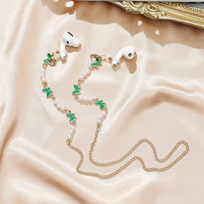 Modni biserni lanac za naočale za žene Slatki šareni leptir, držač trake za sunčane naočale, maska, remen za vrat, naočale, nakit, poklon