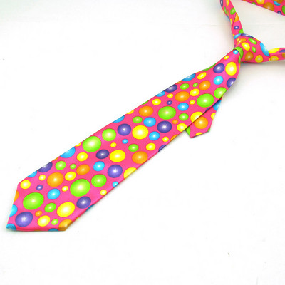 Muške kravate Kravata 4 inča Glazba "Balon u duginim točkama" Dizajn Tkani klasični pokloni za zabave Košulje Kravate Kravate za muškarce Nova moda 2020.