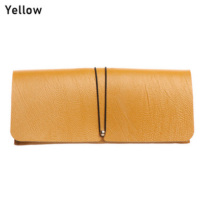 Fashion Woman φορητή τσάντα δερμάτινων γυαλιών PU ανδρική θήκη γυαλιών ηλίου Θήκη γυαλιών οράσεως Κάλυμμα τσάντας αποθήκευσης Αξεσουάρ γυαλιών