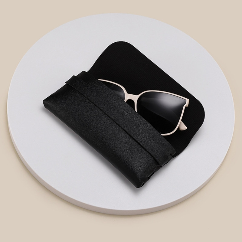 Minkštas akinių maišelis Nešiojami akiniai nuo saulės akinių maišelio maišelis Pu Odinis akinių maišelis akiniams nuo saulės