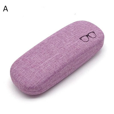 Futrola za naočale Klasična modna limena kutija Unisex Retro lanena kutija Kutija Ogledalo Jednostavan dizajn Laneno oko X3H7