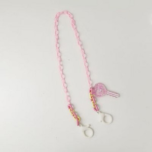 Japan i Južna Koreja Kreativni akrilni lanac u boji Macaron, privjesak za ključeve, maska, lančić za naočale