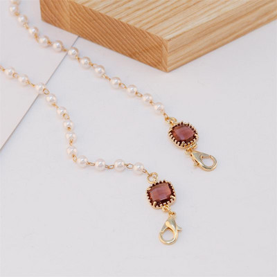 Vară 2022, noua modă simplă, perle, mască anti-pierdere, lanț pentru ochelari de soare, accesoriu, colier, cadou, mască, frânghie