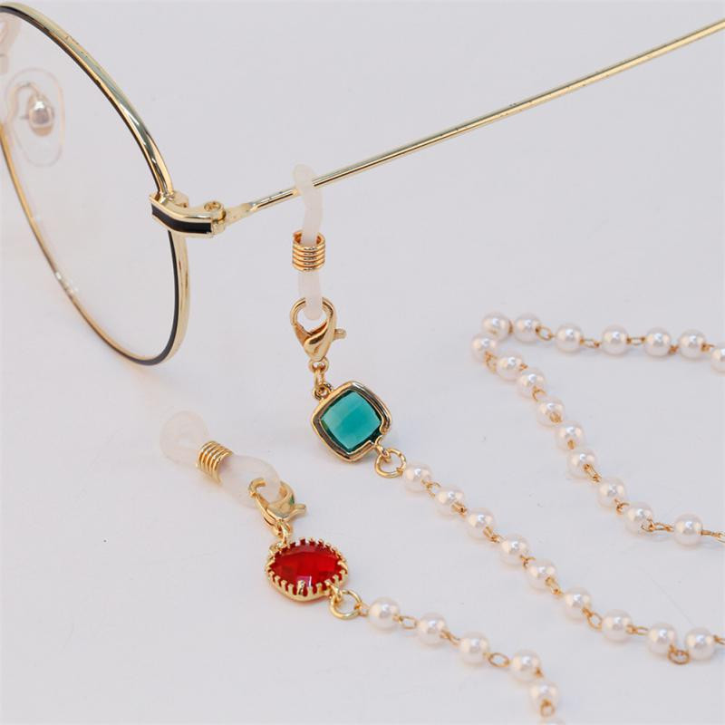 Vară 2022, noua modă simplă, perle, mască anti-pierdere, lanț pentru ochelari de soare, accesoriu, colier, cadou, mască, frânghie