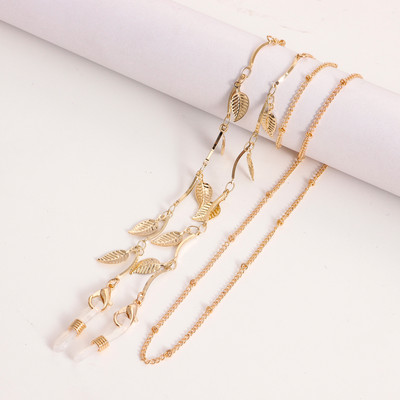 80cm zlatne naočale maska lanac ogrlice dupin perle kristalni privjesak sunčane naočale lančići držač protuklizni viseći remen maske oko vrata