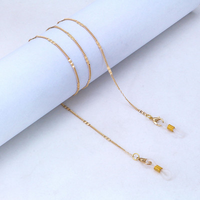 Hiphop lančić za sunčane naočale Zlatno srebrna boja Metalni lanac za naočale Naočale Trake za naočale Traka za oko Držač za oko Naočale Nakit