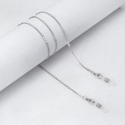 Hiphop lančić za sunčane naočale Zlatno srebrna boja Metalni lanac za naočale Naočale Trake za naočale Traka za oko Držač za oko Naočale Nakit