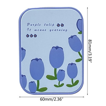 Калъфи за контактни лещи Комплект за пътуване Мини пластмасов държач за кутия с комплект инструменти за огледало