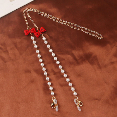 Šarena mašna, lanac za naočale, vintage ženski držač maske za lice, neklizajuća vrpca za vješanje oko vrata, remen za uže za djevojčice, djeca, novo