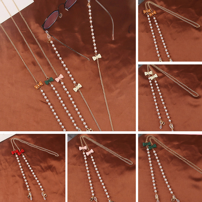 Šarena mašna, lanac za naočale, vintage ženski držač maske za lice, neklizajuća vrpca za vješanje oko vrata, remen za uže za djevojčice, djeca, novo