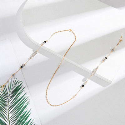 2021, lanțuri pentru ochelari de soare, cristal negru, albastru boem, curea pentru gât pentru femei, snur pentru mască, suport pentru ochelari, frânghie, comerț cu ridicata