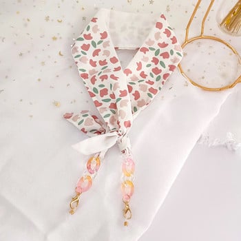 Bohemia Colorful Scarf Glasses Chain for Women Flower Summer Dot Γυαλιά ηλίου Chain Lanyard Fashion Κοσμήματα Αξεσουάρ