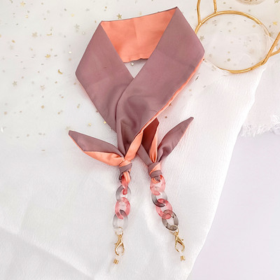 Lanț de ochelari de eșarfă colorată Boemia pentru femei, cu flori de vară, cu puncte, pentru ochelari de soare, șnur, accesorii de bijuterii de modă