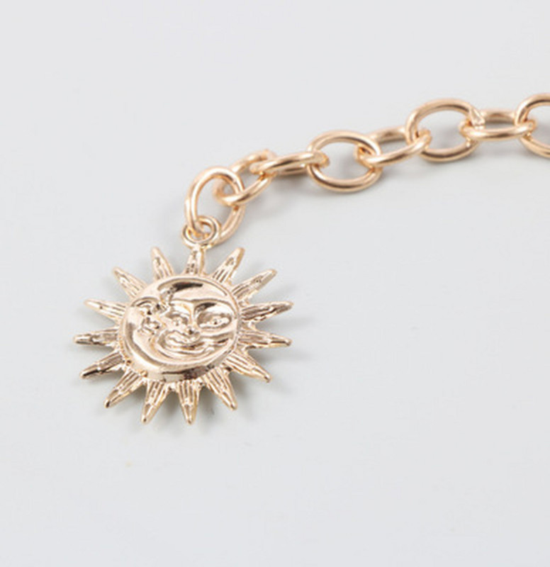 Harajuku Punk Moon Metalni pojasevi Ženski vintage pojasevi s lancem visokog struka Gothic Moon Sun Srebrni pojasevi s privjescima Ženski