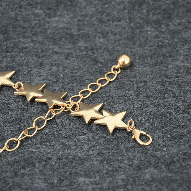 Moda 2023 pentru femeie, metal, stea cu cinci colțuri, fustă în talie, haină, pulover, decorare pentru costum, curele aurii, argintii, pentru femei de lux