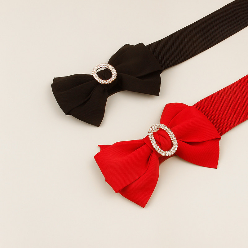 Visokokvalitetne modne ženske platnene rastezljive mašne sa vještim dijamantima Široki pulover Remeni za žene Luksuzni dizajnerski korzet