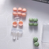 Korea prillikott Reisitarvikud Läätsed Soak Mood kontaktläätsede hoidik Läätsede hooldustööriist Kontaktläätsede konteiner