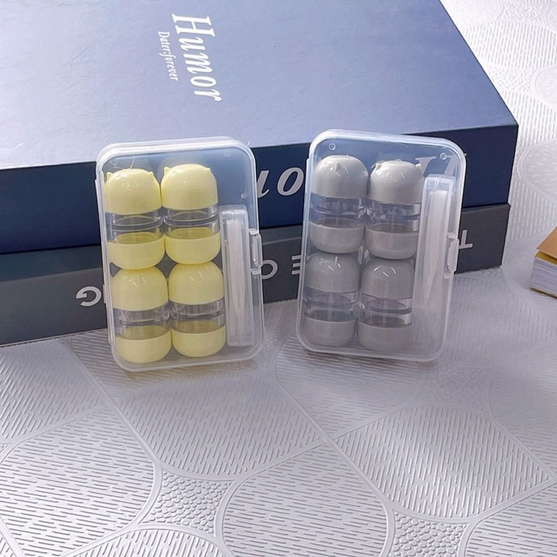 Korea prillikott Reisitarvikud Läätsed Soak Mood kontaktläätsede hoidik Läätsede hooldustööriist Kontaktläätsede konteiner